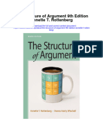 Download The Structure Of Argument 9Th Edition Annette T Rottenberg full chapter