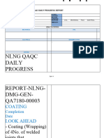 DAILY QUALITY REPORT TEMPLATE