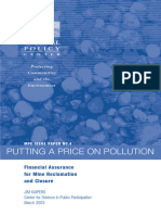Putting APrice On Pollution