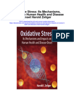 Oxidative Stress Its Mechanisms Impacts On Human Health and Disease Onset Harold Zeliger Full Chapter