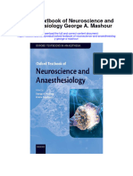 Oxford Textbook of Neuroscience and Anaesthesiology George A Mashour Full Chapter