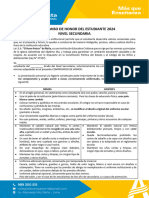 COMPROMISO DE HONOR DEL ESTUDIANTE 2024- SECUNDARIA