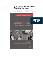 Solidarity in Europe 1St Ed Edition Christian Lahusen All Chapter