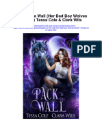 Pack To The Wall Her Bad Boy Wolves Book 1 Tessa Cole Clara Wils Full Chapter