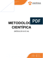 E-Book Metodologia Científica (Módulos 3 e 4)