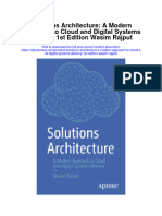 Solutions Architecture A Modern Approach To Cloud and Digital Systems Delivery 1St Edition Wasim Rajput All Chapter