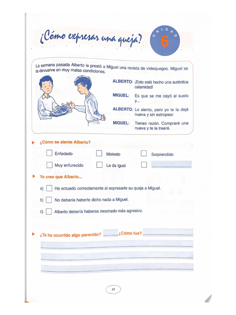 ¿Cómo Expresar Una Queja? | PDF