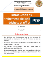 Cours 1. Introduction Au Traitement Biologique Des Déchets Et Effluents