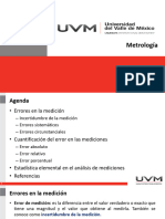 Metrología - Errores en La Medición