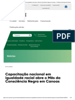 21 - Capacitação nacional em igualdade racial abre o Mês da Consciência Negra em Canoas – Prefeitura Municipal de Canoas