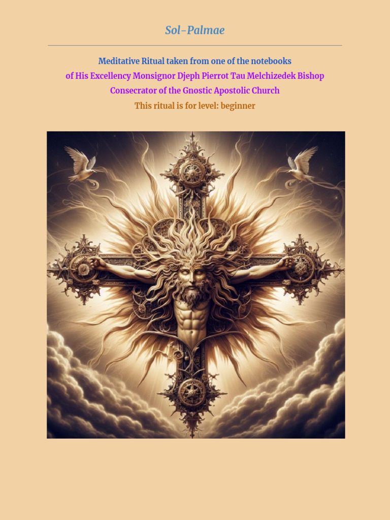 Beginner's Sun Ritual for Healing | PDF | Prayer | Hand