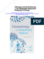 Download Palaeopathology And Evolutionary Medicine An Integrated Approach Kimberly A Plomp full chapter