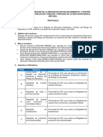 Protocolo - Reporte de Conformación de La Brigada de EA y GRD 2024