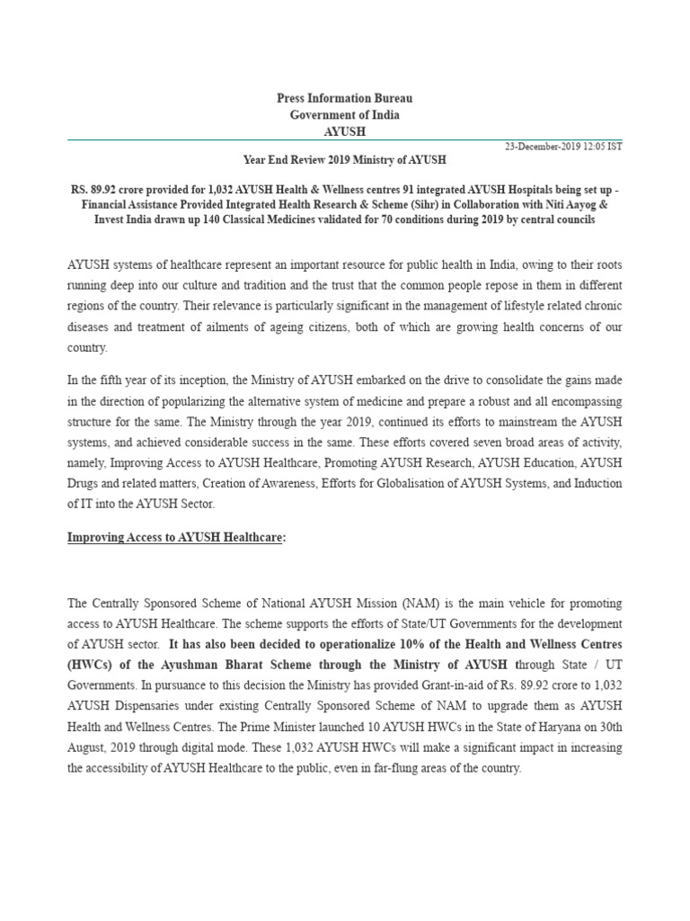 Ayush | PDF | Pharmacovigilance | Medicine
