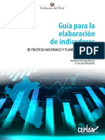 CEPLAN - Guía Para La Elaboración de Indicadores de Políticas Nacionales y Planes Estratégicos