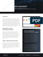 Risk Assessment Datasheet DFA - Controlled