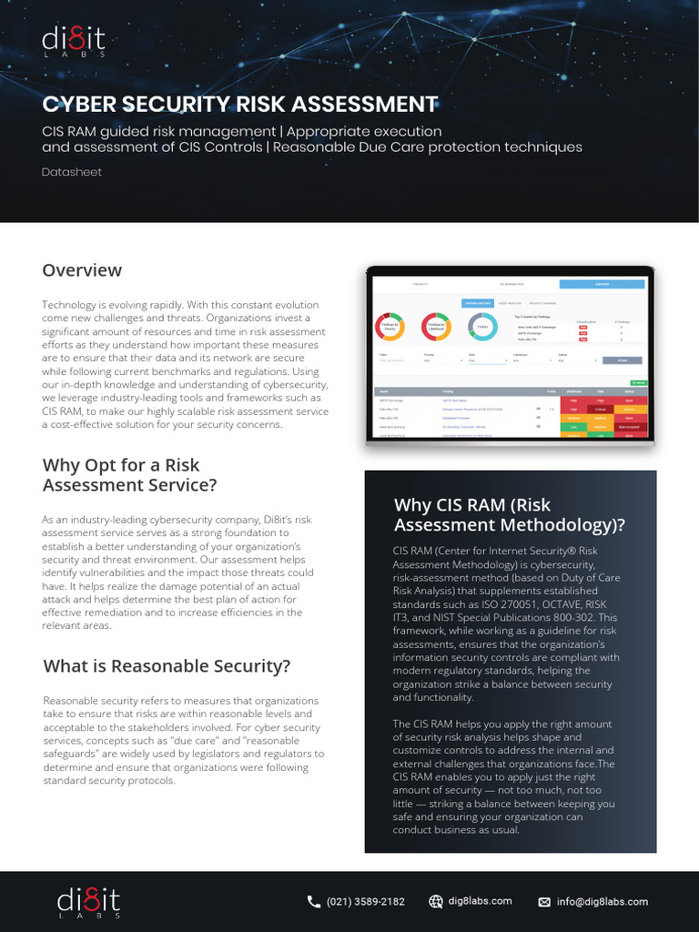 Risk Assessment Datasheet DFA - Controlled | PDF | Computer Security ...