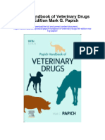 Download Papich Handbook Of Veterinary Drugs 5Th Edition Mark G Papich full chapter