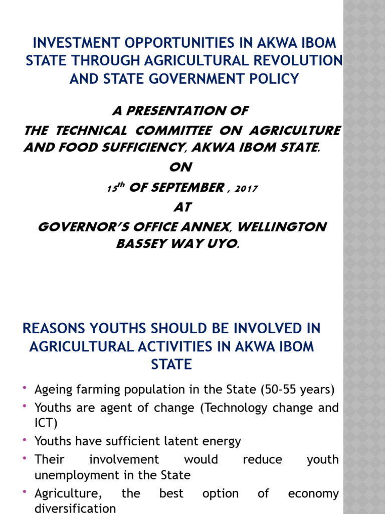Agric Presentation | PDF | Agriculture | Crops