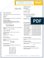 Teoría - Tabla de Distribución de Frecuencias - 5to Sec