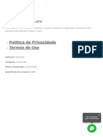 Política e Termos LGPD - Secullum