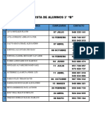 Lista de Alumnos y Onomástico 2024