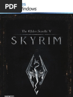 The Elder Scrolls V: Skyrim PC Manual