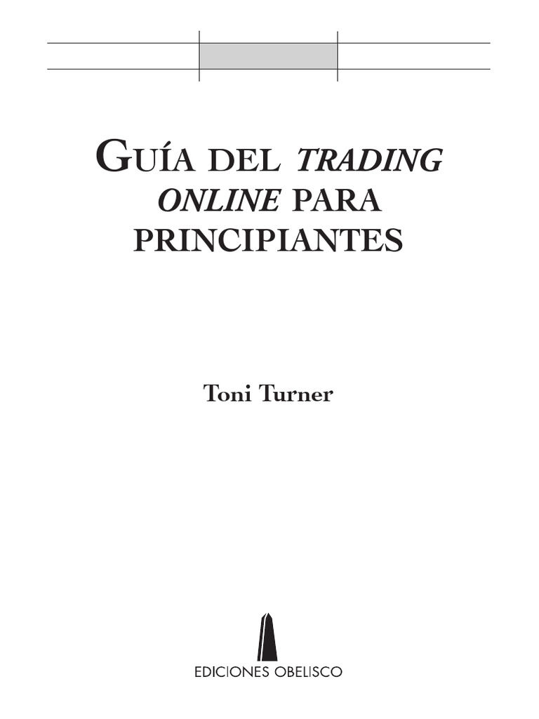 Guía de Trading Online para Principiantes | PDF | Fondo de inversion ...