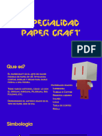 Especialidad Papercraft