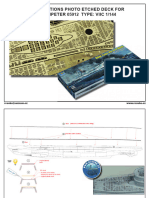 Instructions Photo Etched Deck For TR 05912