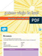 PowerPoint Cómo viaja la luz