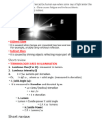 unit 2 part 3 Terminology of illumination