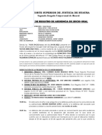 Corte Superior de Justicia de Huaura Segundo Juzgado Unipersonal de Huaral Indice de Registro de Audiencia de Juicio Oral