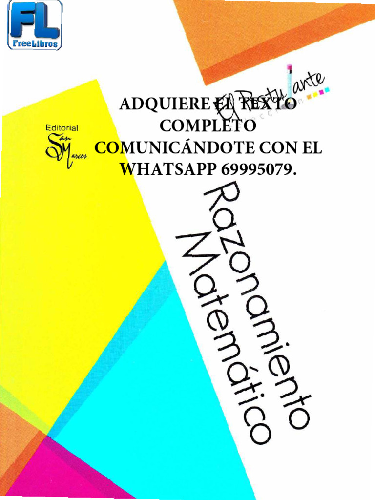 Libro de Razonamiento Lógico Matemático | PDF | Ecuaciones