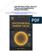 Spatiotemporal Random Fields Second Edition Theory and Applications George Christakos All Chapter
