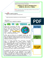 Ficha-Juev-Fecha Cívica-Día de La Tierra