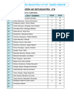 Nomina de Estudiantes Actualizado