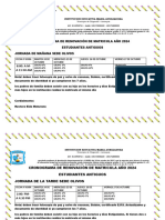 CRONOGRAMA DE RENOVACION DE MATRICULA 