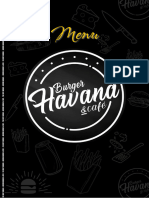 Menu Havana