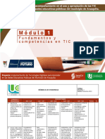 Rubrica Módulo 1_ Diplomado Tic