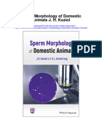 Sperm Morphology of Domestic Animals J H Koziol All Chapter