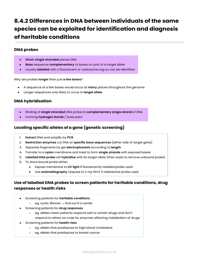 NEW Genetic Probes and Fingerprinting | PDF | Gel Electrophoresis | Dna ...