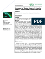 (FF Mende) Concept - of - Scalar - Vector - Potential - and - Its - Experimental - Verification