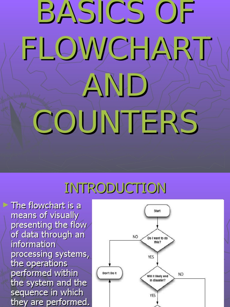 Basics of Flowchart and Counters | PDF