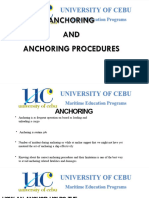SEAMAnchoring and Anchoring Procedures