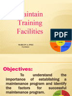 Maintain Training Faciities