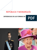 Ejemplos Monarquías y Repúblicas