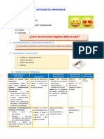 D2 A3 SESION CT. ¿Cómo Las Emociones Negativas Dañan La Salud