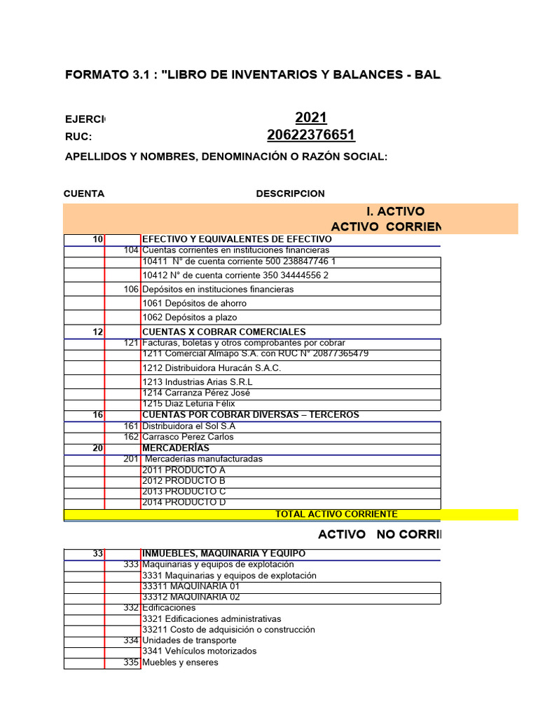 Practica 20.04.2024 | PDF | Hoja de balance | Contabilidad