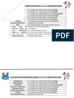 Lista de Utiles Escolares 5to c